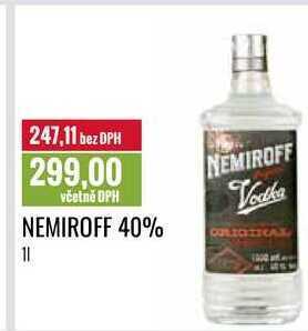 Nemiroff 40% 1l