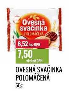 Ratio Ovesná svačinka polomáčená 50g nabídka