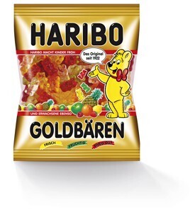 Ratio Haribo bonbony 100g, vybrané druhy nabídka