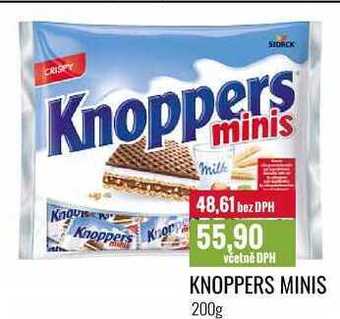 Ratio Knoppers minis 200g nabídka