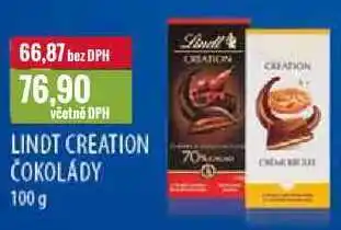 Ratio Lindt creation čokolády 100 g nabídka