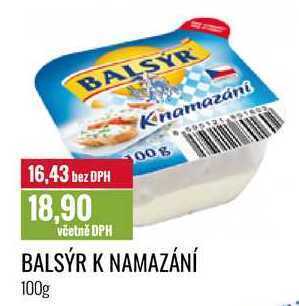 Ratio Balsýr k namazání 100g nabídka