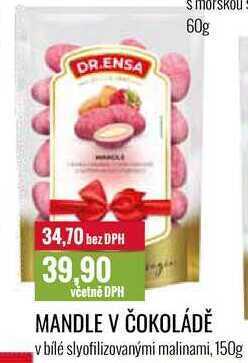 Ratio Mandle v čokoládě 150g nabídka