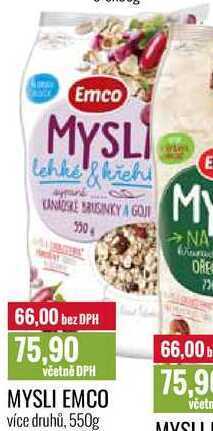 Ratio Mysli emco 550g nabídka