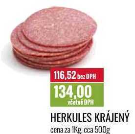 Ratio Herkules krájený cena za 1kg nabídka