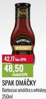 Ratio Spak omáčky barbecue omáčka s whiskey 250ml nabídka