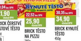 Ratio Brick kynuté těsto 450g nabídka