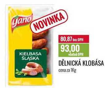 Ratio Dělnická klobása cena za 1kg nabídka