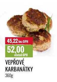 Ratio Vepřové karbanátky 360g nabídka
