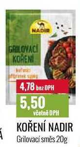 Koření nadir grilovací směs 20g