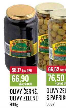 Ratio Olivy černé, olivy zelené 900g nabídka