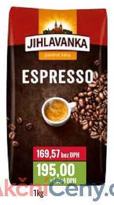 Ratio Jihlavanka espresso 1kg nabídka