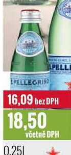 Ratio S. pellegrino 0,25l nabídka
