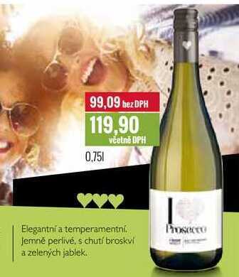 Ratio Prosecco 0,75l nabídka