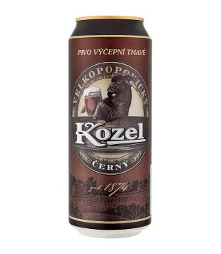 Ratio Velkopopovický kozel černý, tmavé výčepní pivo (plechovka) 0,5l 0.5l nabídka