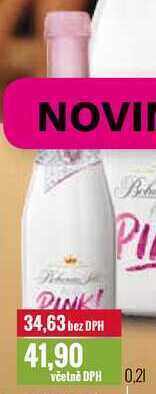 Ratio Bohemia sekt pink! 0,2l nabídka