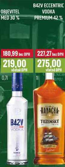 Ratio B42v eccentric vodka premium 42% 0,7l nabídka