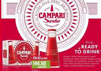 Ratio Campari soda 5x 98cl nabídka