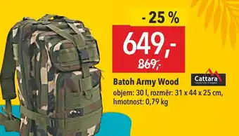Globus Batoh Army Wood nabídka