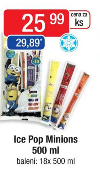 Qanto Ice Pop Minions 500 ml nabídka