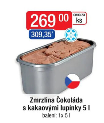 Qanto Zmrzlina Čokoláda s kakaovými lupínky 5 L nabídka