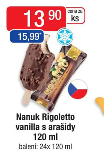 Qanto Nanuk Rigoletto vanilla s arašídy 120 ml nabídka
