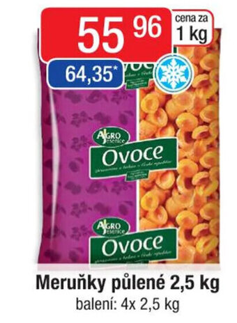 Qanto Meruňky půlené 2,5 kg nabídka