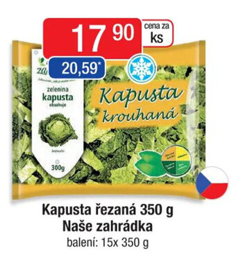 Qanto Kapusta řezaná 350 g Naše zahrádka nabídka