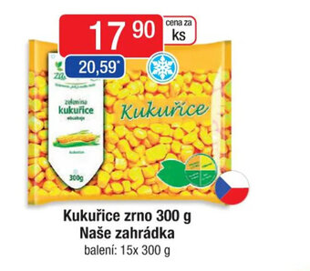 Qanto Kukuřice zrno 300 g Naše zahrádka nabídka