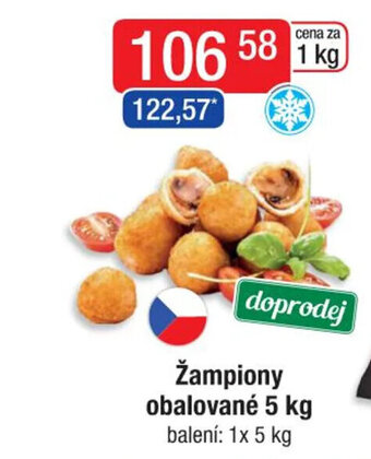 Qanto Žampiony obalované 5 kg nabídka