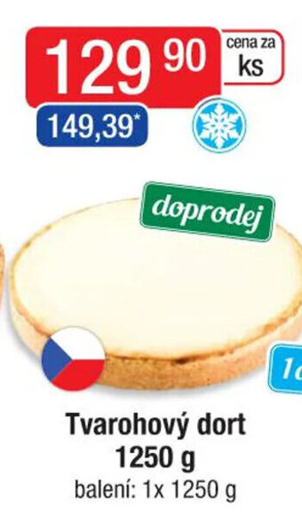 Qanto Tvarohový dort 1250 g nabídka