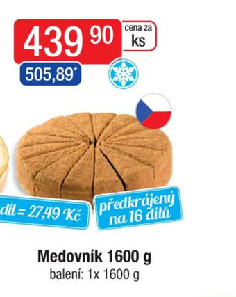 Qanto Medovník 1600 g nabídka