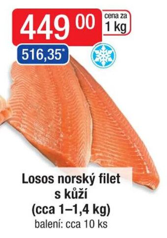 Qanto Losos norský filet s kůží nabídka