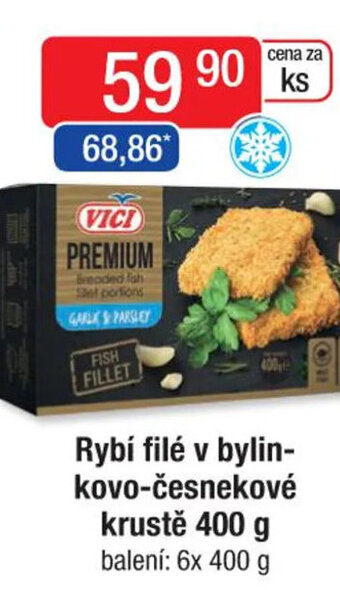 Qanto Rybí filé v bylin-kovo-česnekové krustě 400 g nabídka
