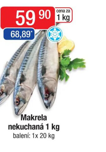 Qanto Makrela nekuchaná 1 kg nabídka