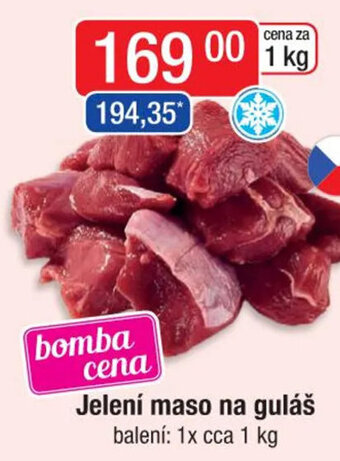 Qanto Jelení maso na guláš nabídka