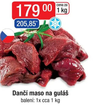 Qanto Dančí maso na guláš nabídka