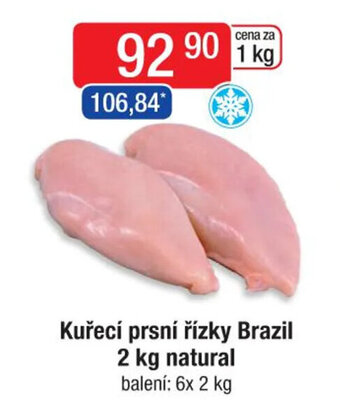 Qanto Kuřecí prsní řízky Brazil 2 kg natural nabídka