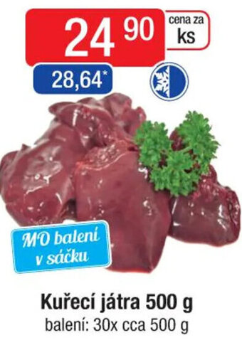 Qanto Kuřecí játra 500 g nabídka