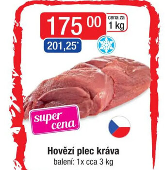 Qanto Hovězí plec kráva nabídka