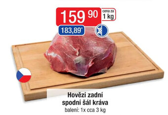 Qanto Hovězí zadní spodní šál kráva nabídka