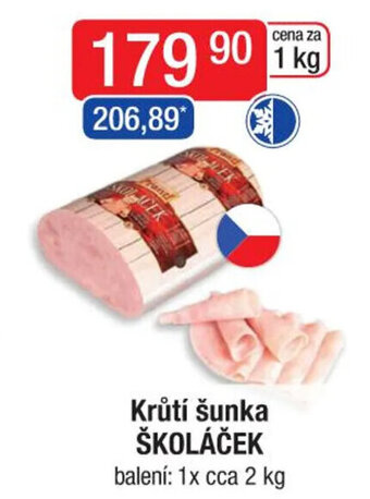 Qanto Krůtí šunka ŠKOLÁČEK nabídka