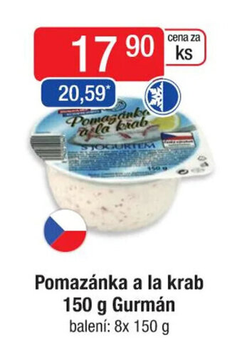 Qanto Pomazánka a la krab 150 g Gurmán nabídka