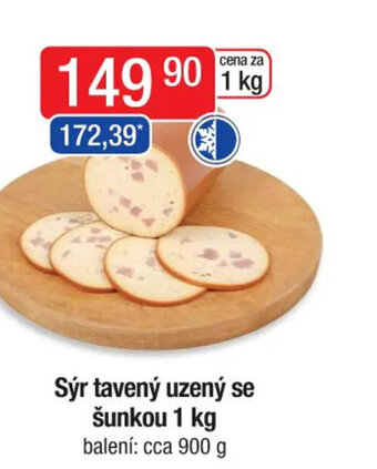 Qanto Sýr tavený uzený se šunkou 1 kg nabídka