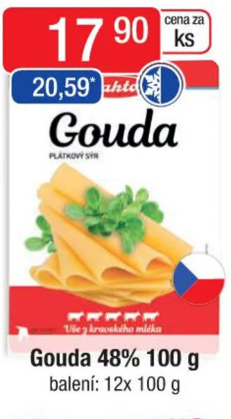 Qanto Gouda 48% 100 g nabídka