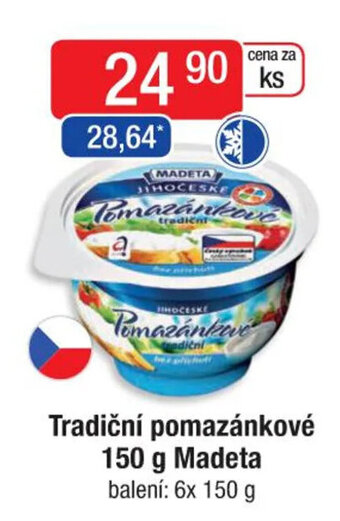 Qanto Tradiční pomazánkové 150 g Madeta nabídka