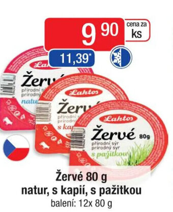 Qanto Žervé 80 g natur, s kapií, s pažitkou nabídka