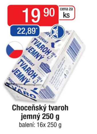 Qanto Choceňský tvaroh jemný 250 g nabídka