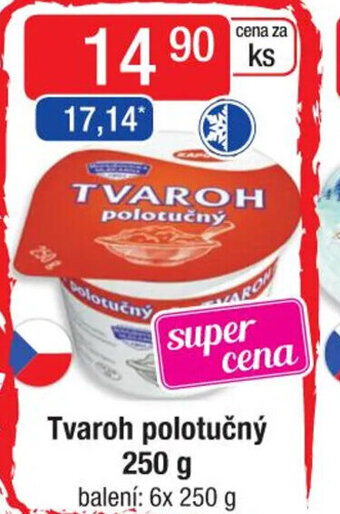 Qanto Tvaroh polotučný 250 g nabídka