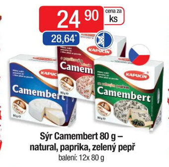 Qanto Sýr Camembert 80 g - natural, paprika, zelený pepř nabídka